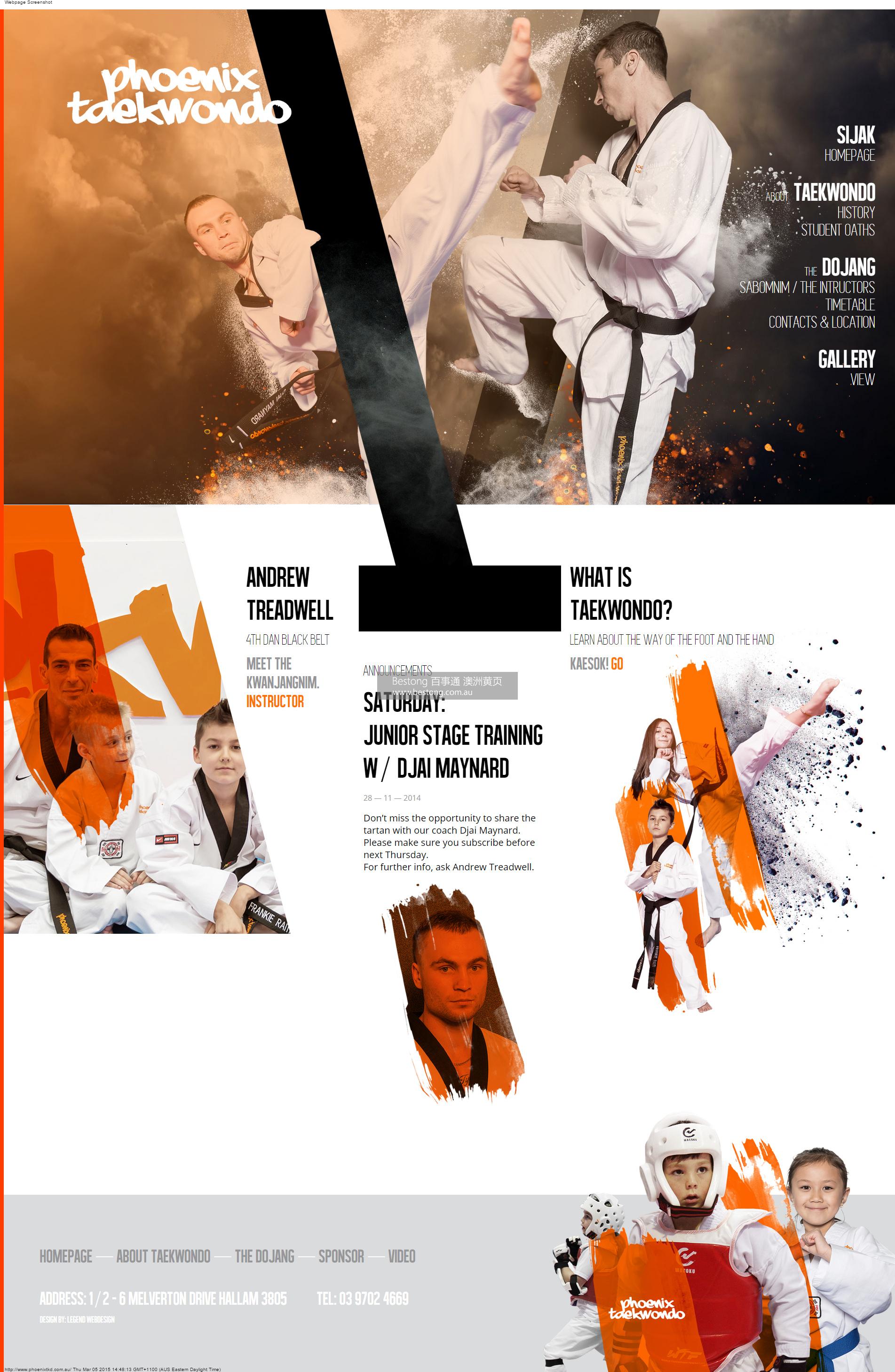 Legend Web Design Phoenix Taekwondo 商家 ID： B8667 Picture 2