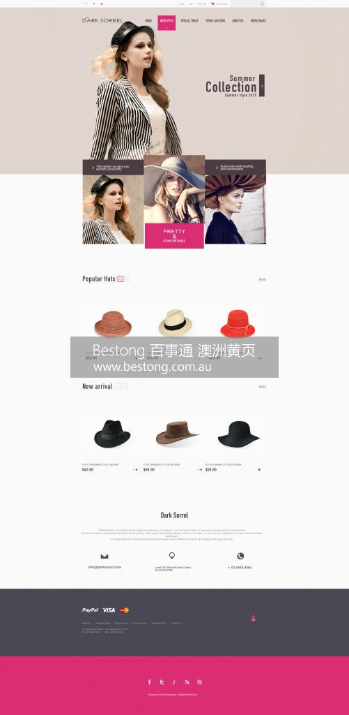 Legend Web Design A hat retailer 商家 ID： B8667 Picture 4