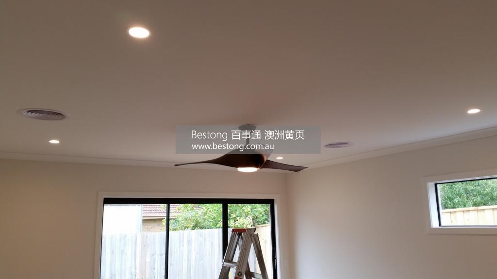 ★★★【墨尔本電工/空調】★★★ REC 23250 LED Downlights and Ceiling Fan installation 商家 ID： B9318 Picture 3
