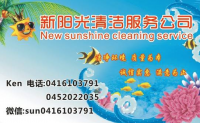 新阳光清洁公司 Company Logo