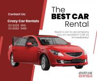 Crazy Car Rentals Company Logo