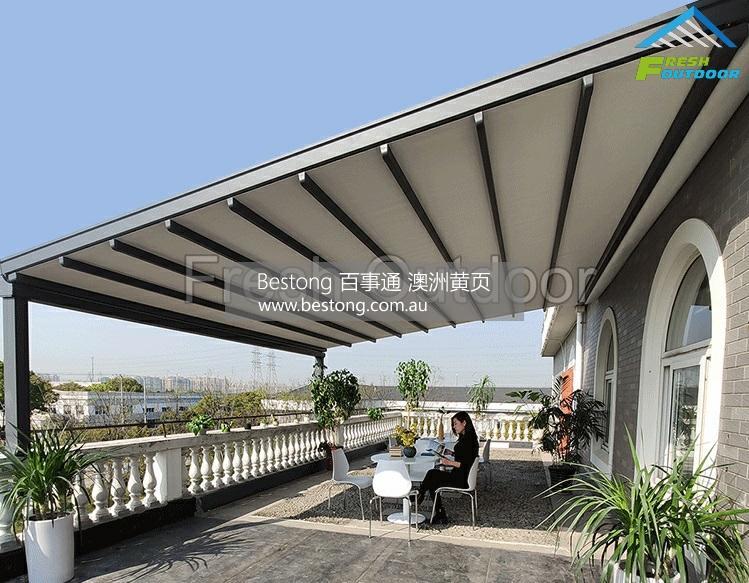 Fresh Outdoor Retractable Roof Pergola 商家 ID： B13222 Picture 2
