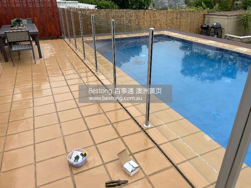 悉尼专业安装制造扶手游泳池玻璃不锈钢铁  商家 ID： B14160 Picture 1